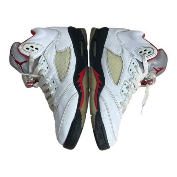 Air Jordan 5 Fire Red Size 6Y GS Nike Retro 2019 Black White 440888-102 Athletic - Picture 5 of 13